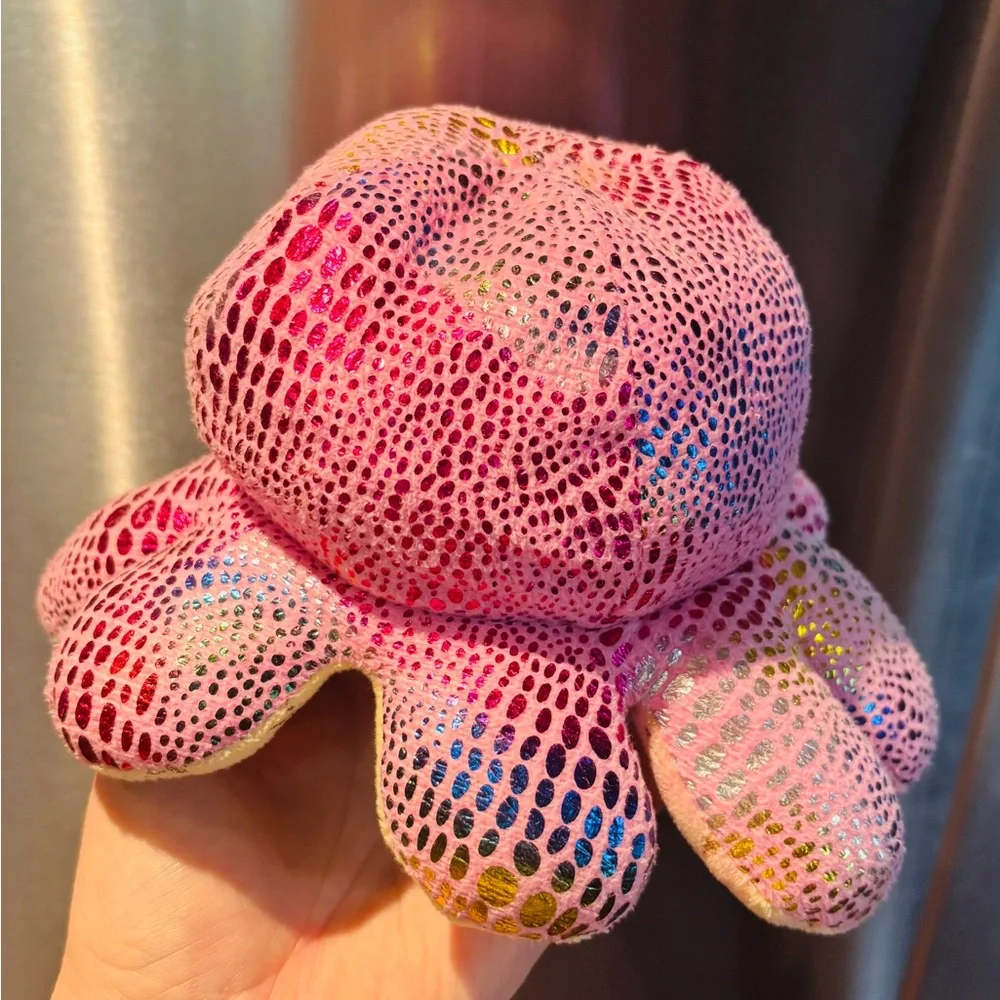 Colorful Plush Octopus Toy reversible
